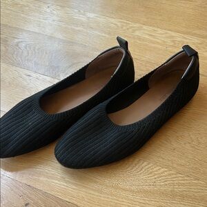 Black Everlane Knit Ballet Flats